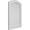 Ekena Millwork Arch Top Surface Mount PVC Gable Vent: Non-Functional, w/ 3-1/2"W x 1"P Standard Frame, 26"W x 36"H GVPAR26X3601SN - alternate 3